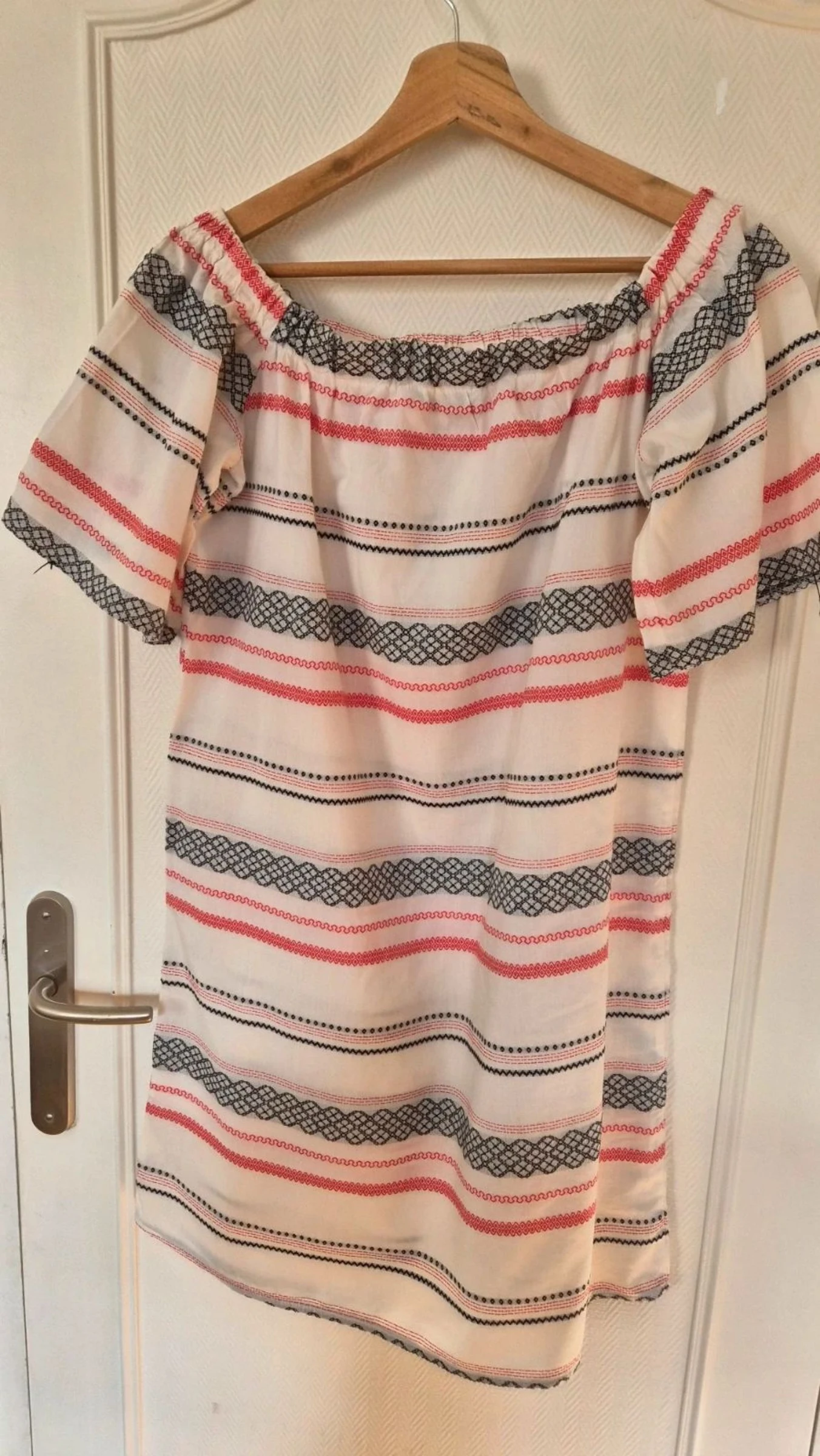 Summer dress women embroidery pattern Size 2, 71% cotton – photo 2